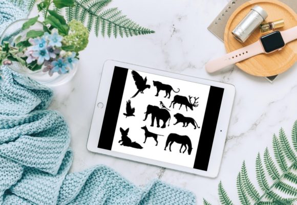 10 Beautiful Animal Brush Stamps V3 for Procreate