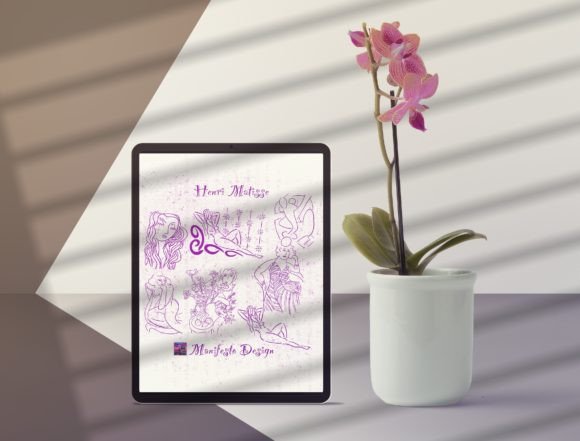 15 Line Art Matisse Brushes for Procreate V7