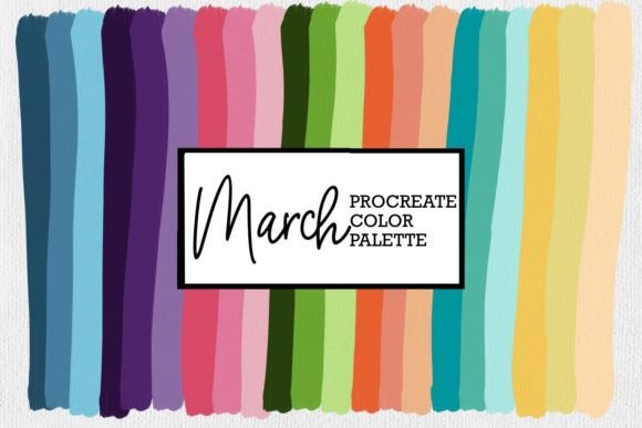 Easter Procreate Color Palette: March Edition