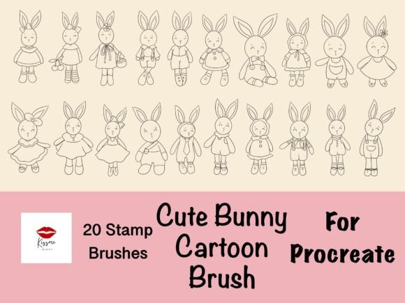 Elevating Digital Design Workflows with the Cute Bunny Stamp Brush for Procreate