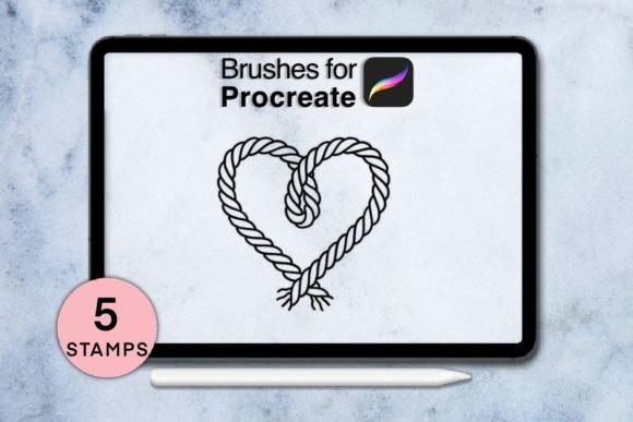 Elevating Digital Texture: The Strategic Value of the 5 Rope Stamp Procreate Brush Set for Modern Creators