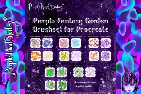Evaluating the Purple Garden Fantasy Brushset for Procreate
