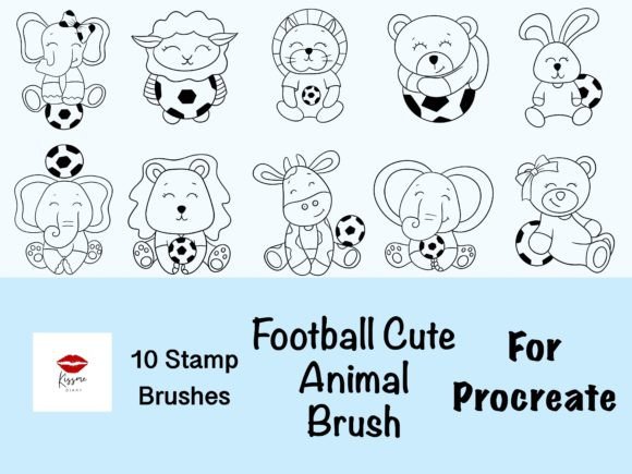 Football Cute Animal Brush Procreate: Elevating Your Digital Art with Playful Precision