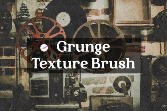 Grunge Texture Brush V.3 for Procreate