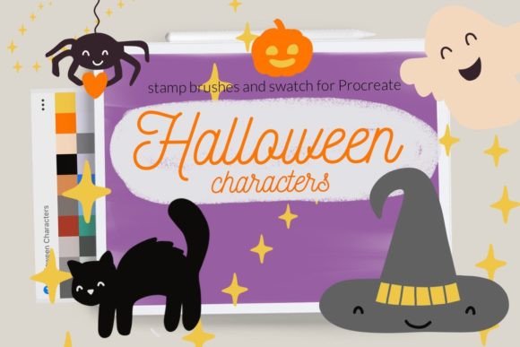 Halloween Characters Procreate Stamps: Elevating Your Digital Art Workflow