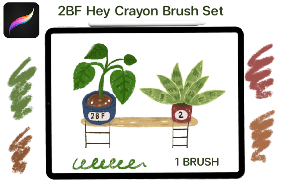 Hey Crayon: Digital Texture for Procreate