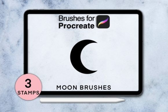 Integrating 3 Mooon Procreate Stamps into Your Digital Illustration Workflow