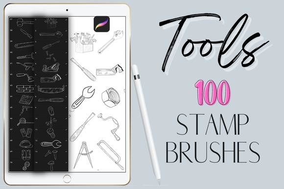 Procreate Construction Tools Stamps Guide