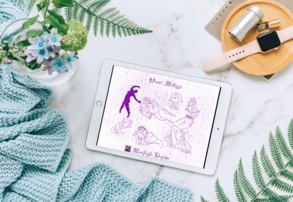 Strategic Visual Communication: Leveraging 15 Line Art Matisse for Procreate V 8