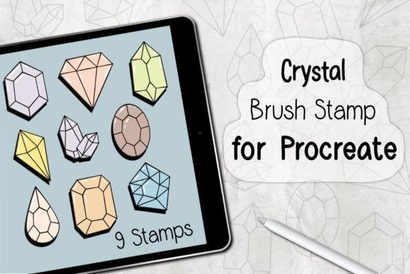 Strategic Visual Communication with the Crystal Procreate Brush Stamp