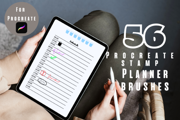Streamline Your Digital Workflow with Procreate Planner Stamps and Brushes