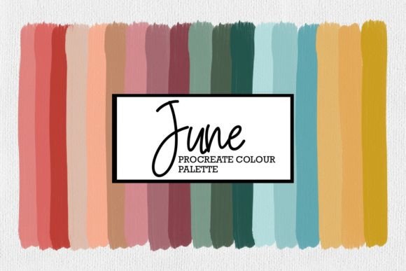 Summer Procreate Color Palette June Guide