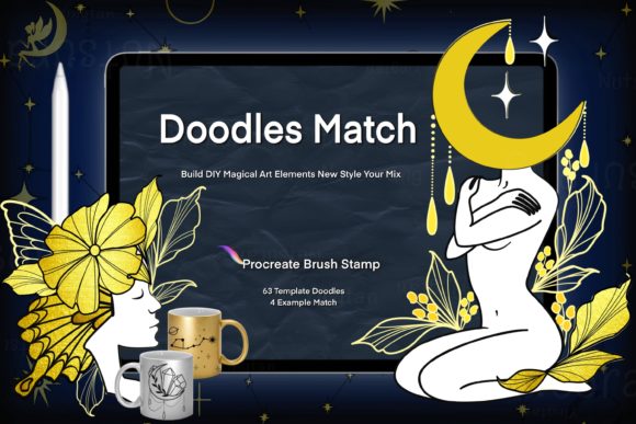 Unlocking Creativity with Magical Symbols Doodles: A Procreate Brush Guide