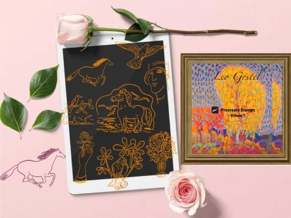 Unlocking Expressive Digital Art: A Guide to Leo Gestel’s Procreate Stamps and Line Art Brushes